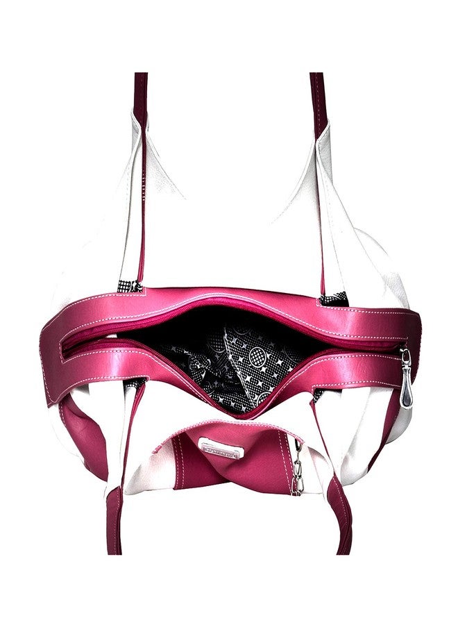 RIGHT CHOICE Women's Handbag (White & Rani) - Image 4